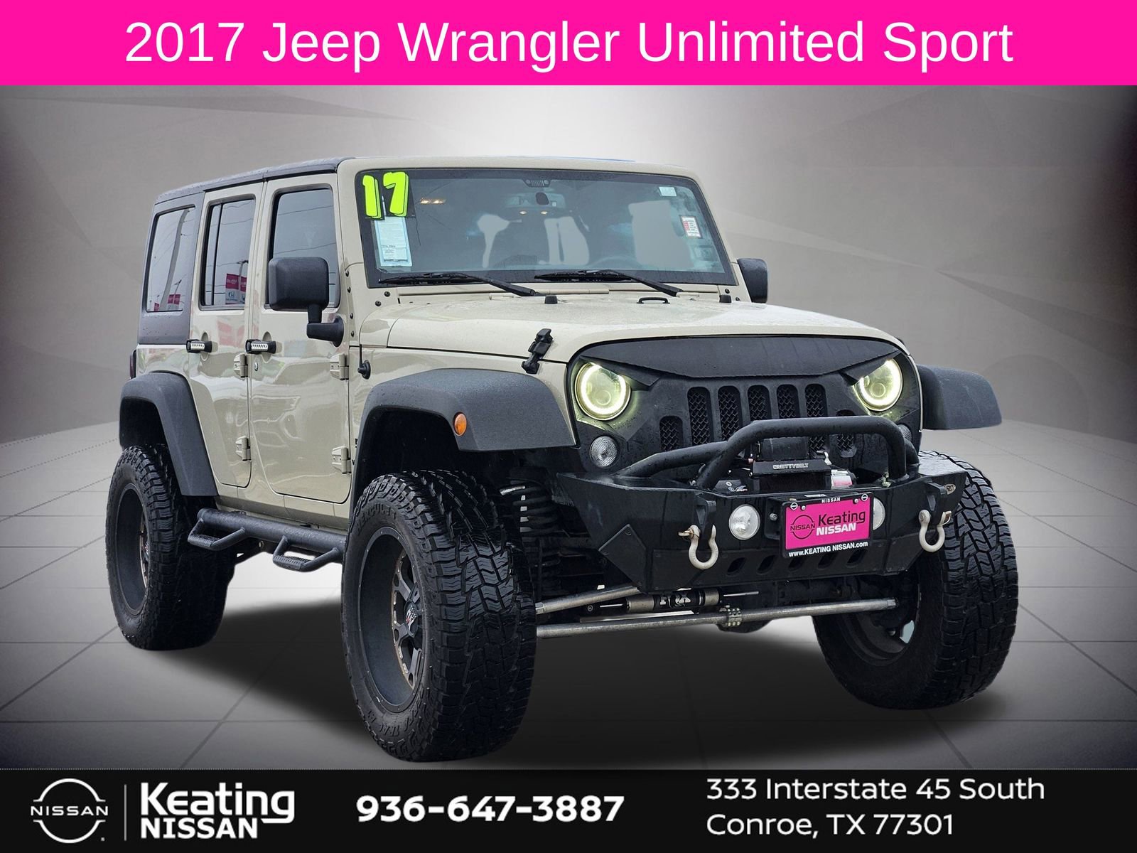 Used 2017 Jeep Wrangler Unlimited Sport w/ Quick Order Package 24S image 1