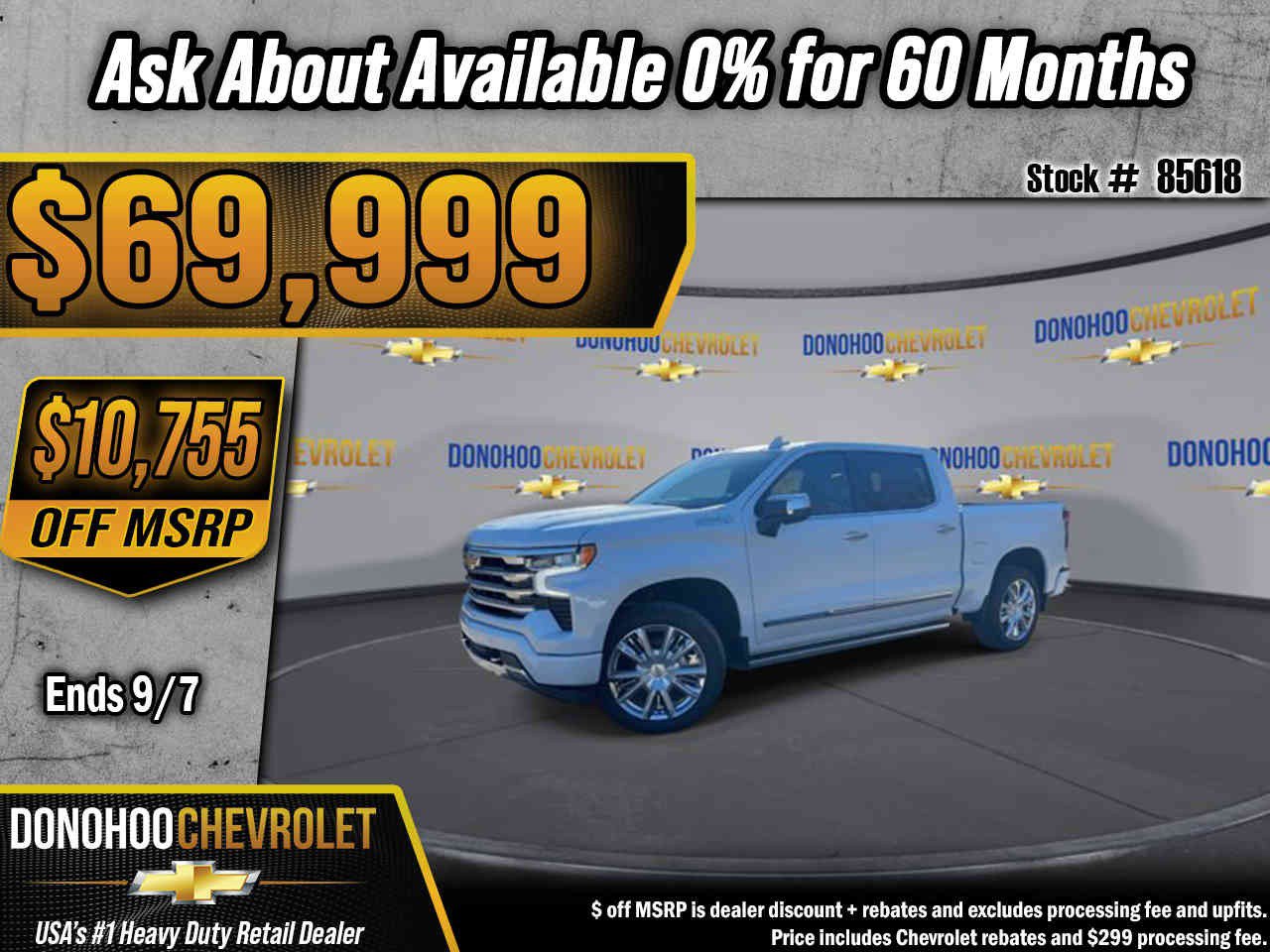New 2026 Chevrolet Silverado 1500 High Country AWD/4WD image 1