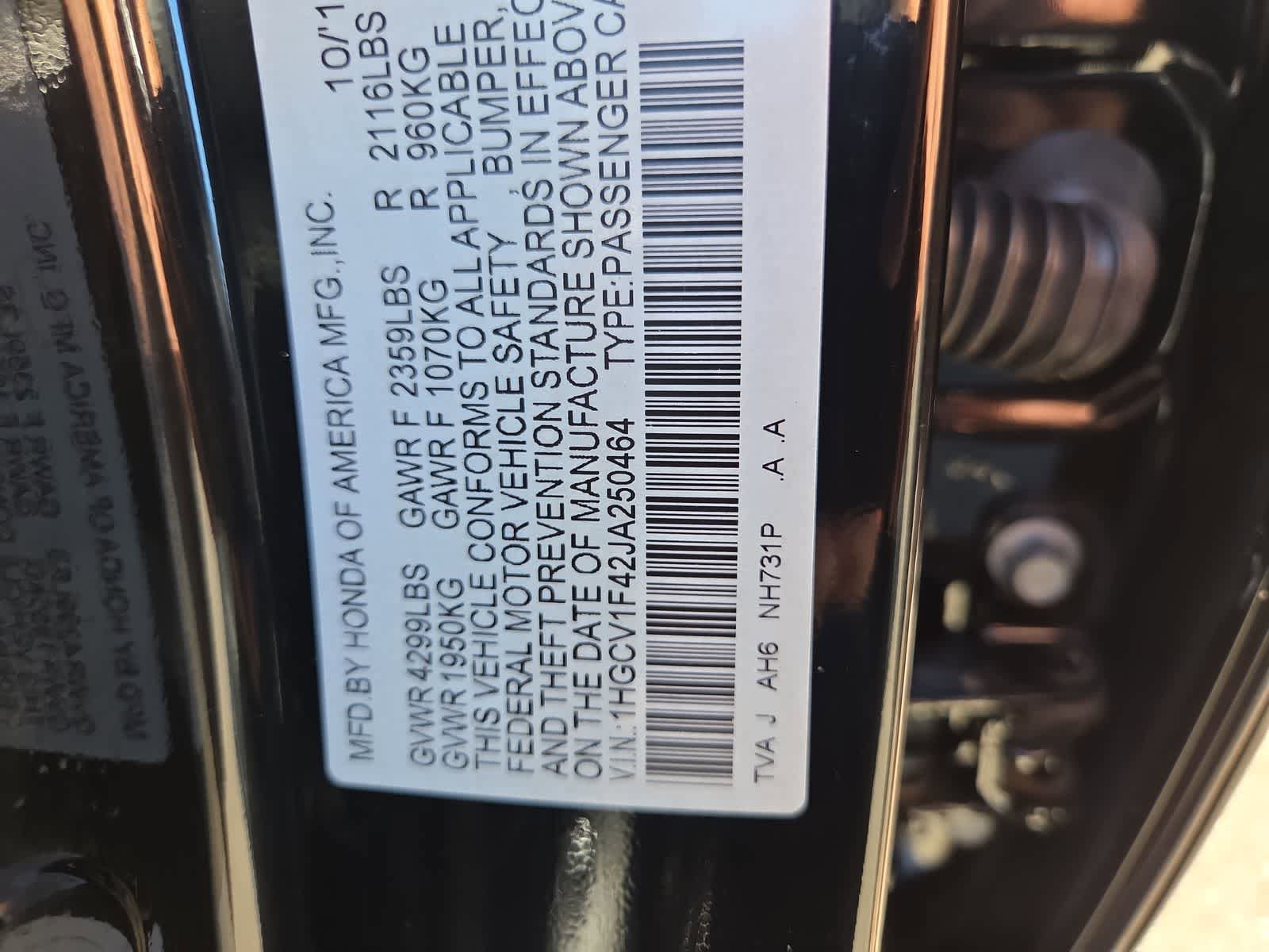 Used 2018 Honda Accord EX image 29