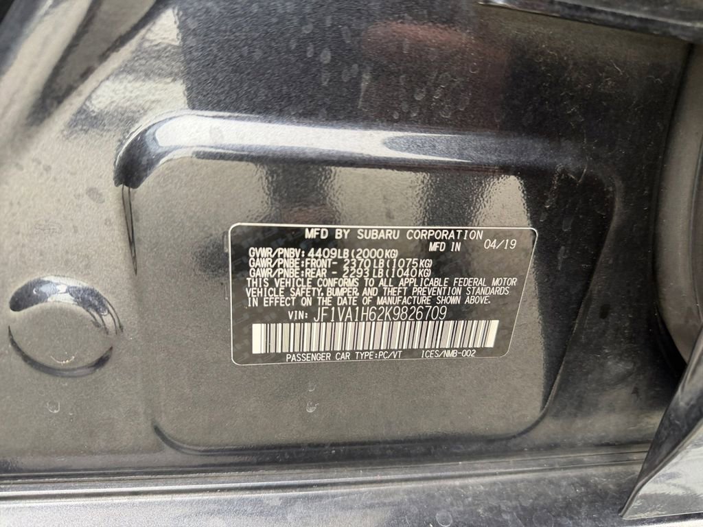 Used 2019 Subaru WRX Limited w/ Popular Package #1 image 38