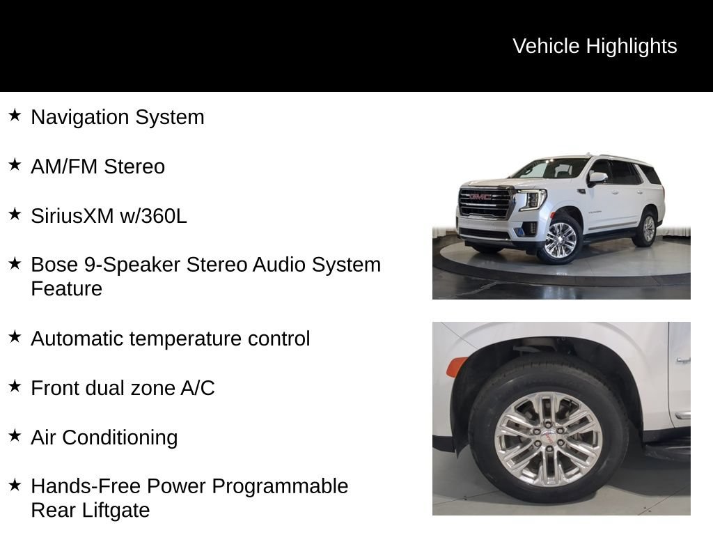 Used 2023 GMC Yukon SLT w/ SLT Premium Package AWD/4WD image 32