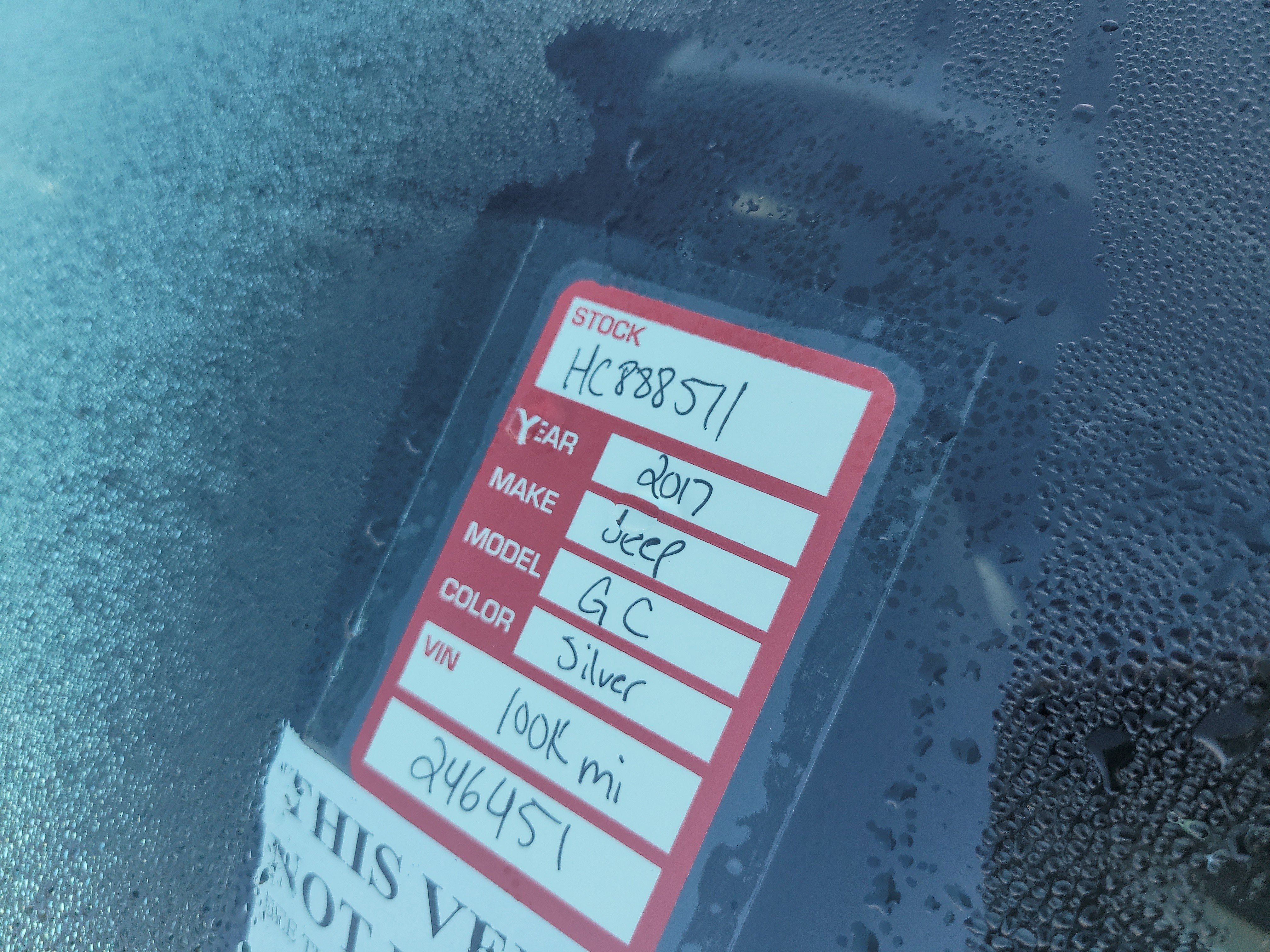 Used 2017 Jeep Grand Cherokee Laredo w/ Quick Order Package 2BE image 10