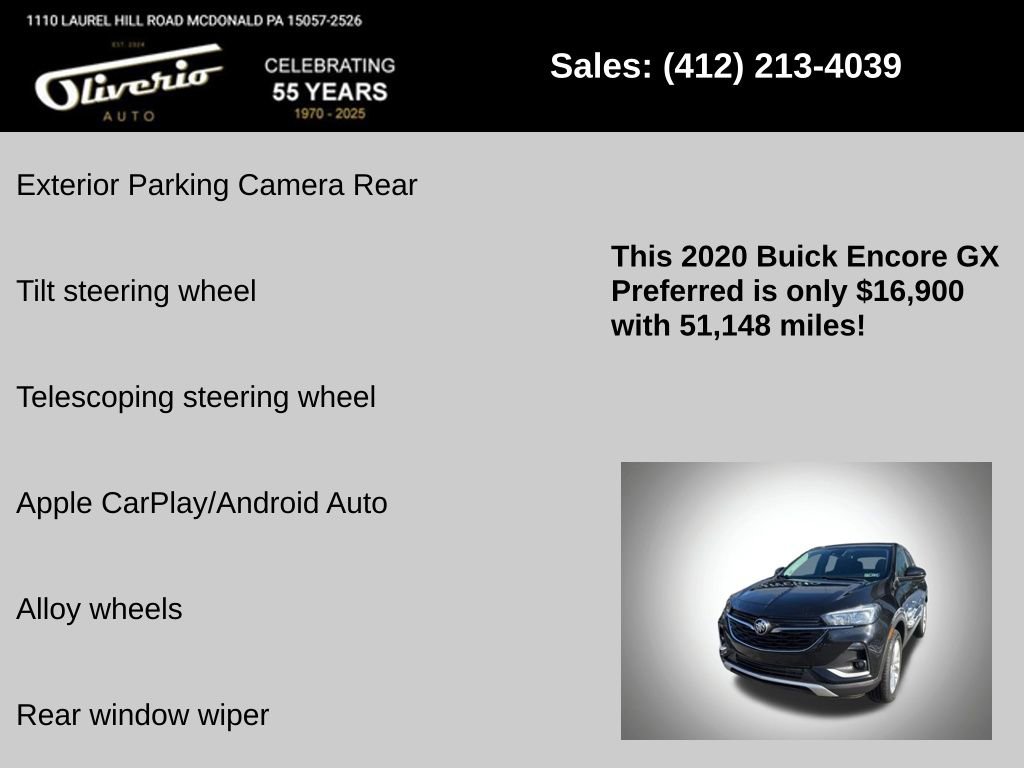 Used 2020 Buick Encore GX Preferred image 10