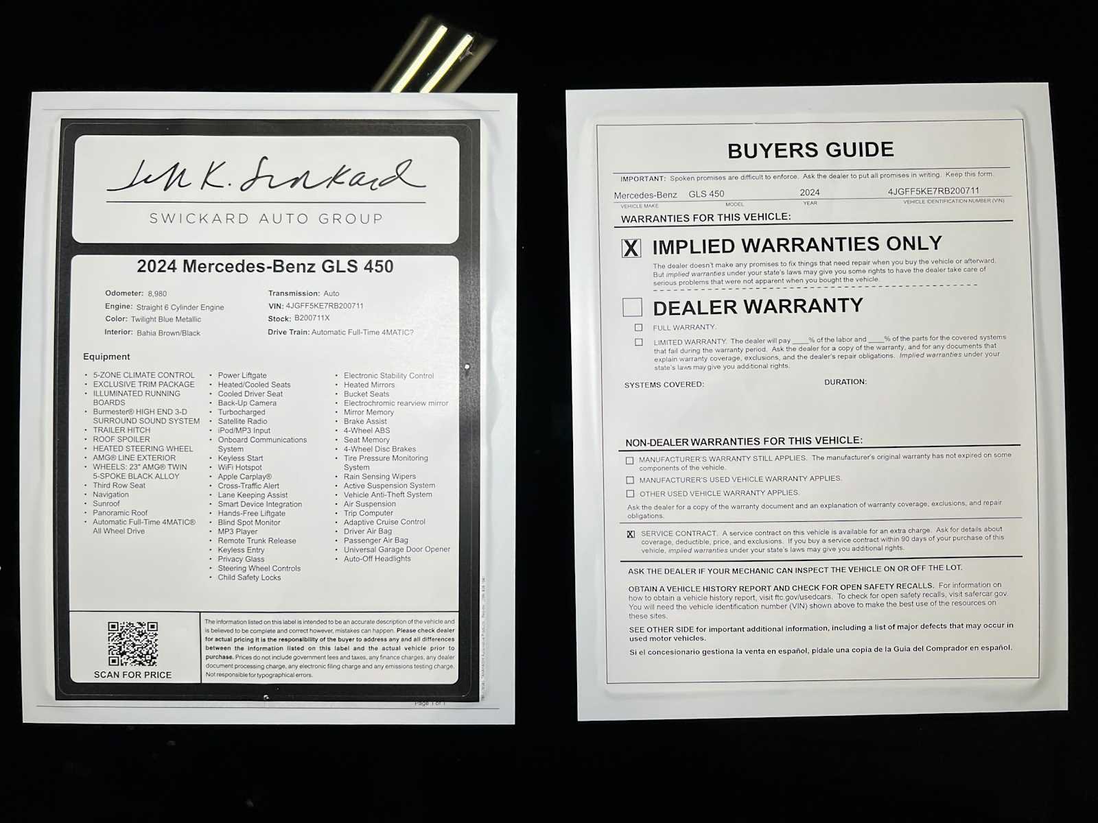 Certified 2024 Mercedes-Benz GLS 450 4MATIC image 47