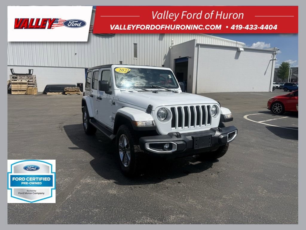 Used 2021 Jeep Wrangler Unlimited Sahara AWD/4WD image 1