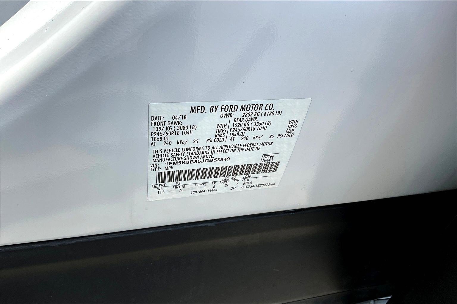 Used 2018 Ford Explorer 4WD image 17