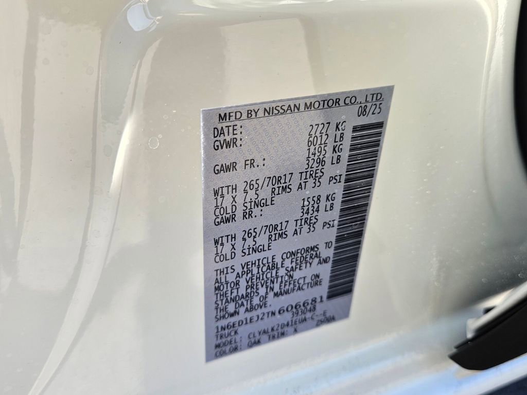 New 2026 Nissan Frontier Pro-X w/ Pro-X Convenience Package image 17