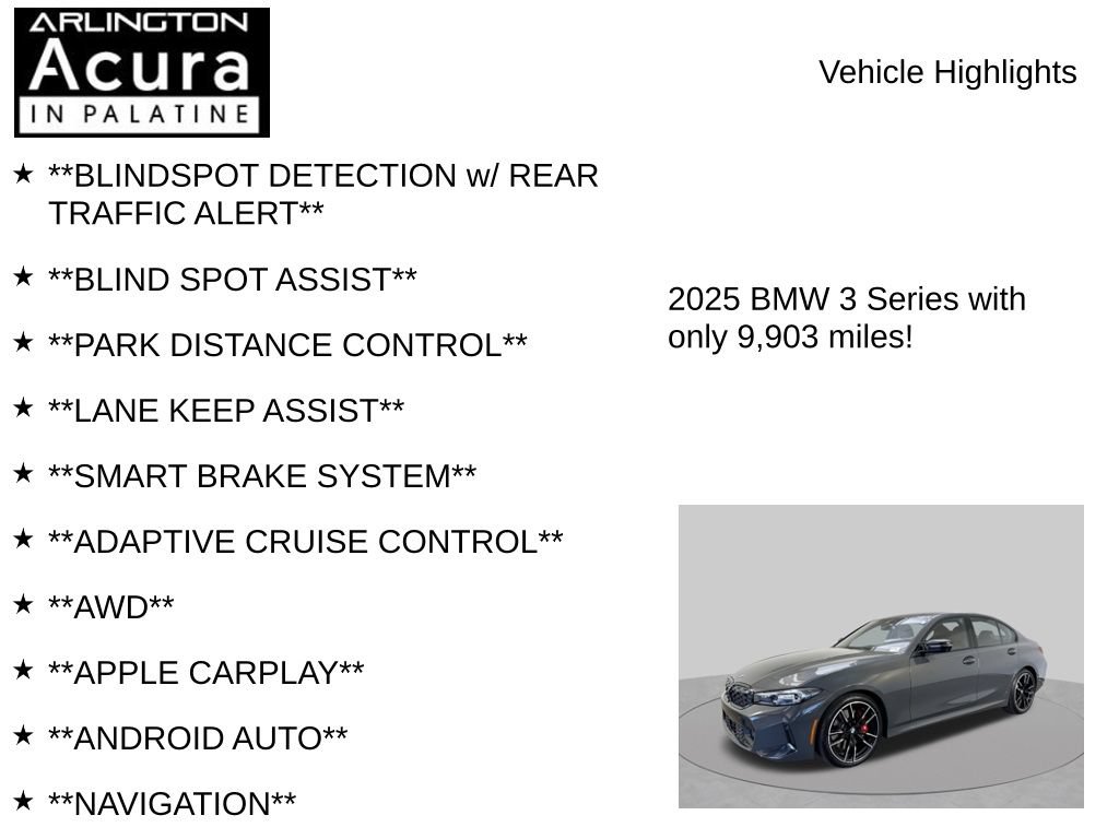 Used 2025 BMW M340i xDrive w/ Premium Package AWD/4WD image 8