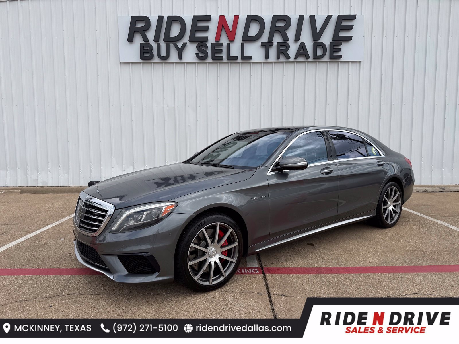 Used 2017 Mercedes-Benz S 63 AMG 4MATIC Sedan w/ Driver Assistance Package image 1