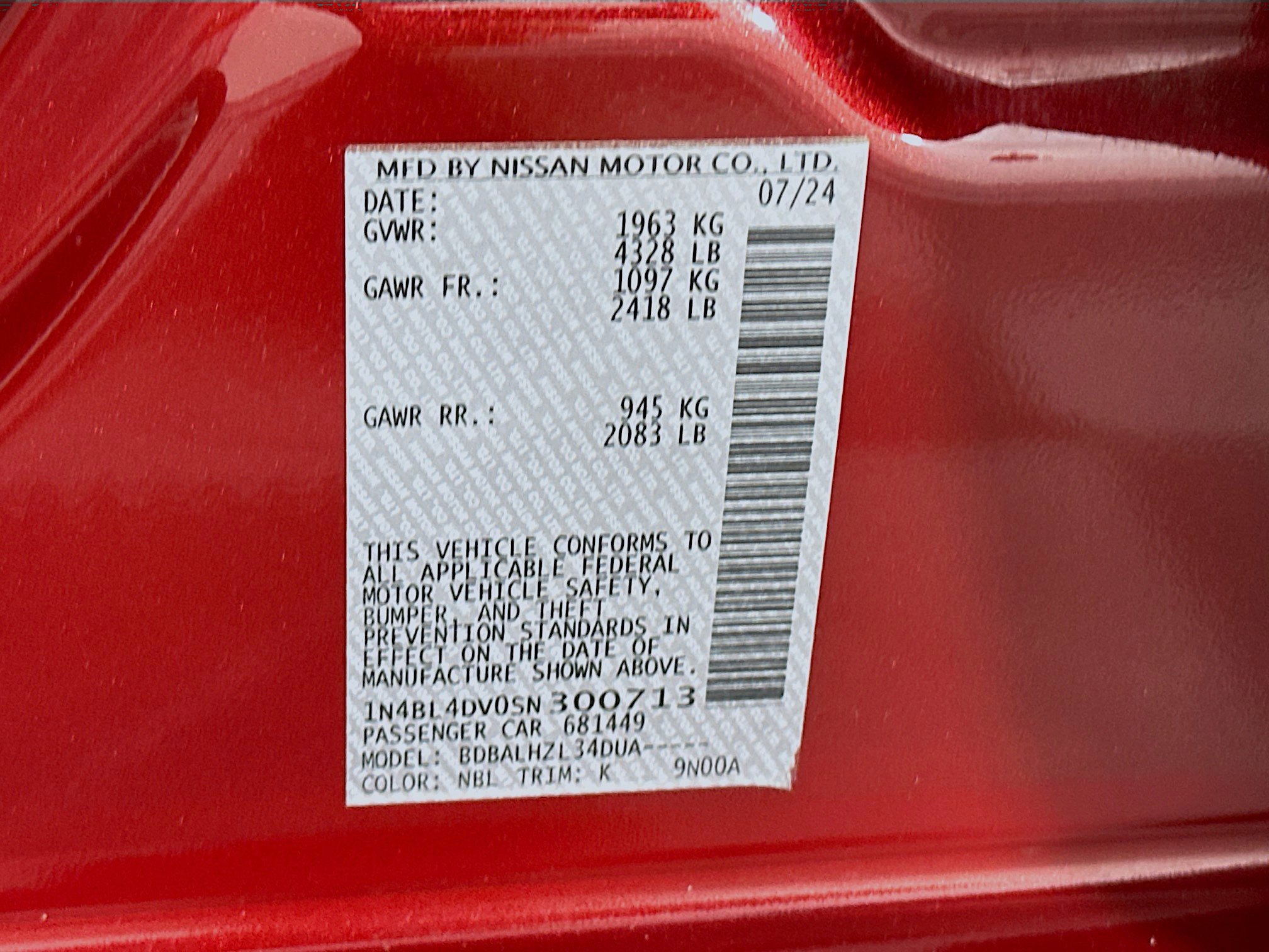 Used 2025 Nissan Altima 2.5 SV image 12