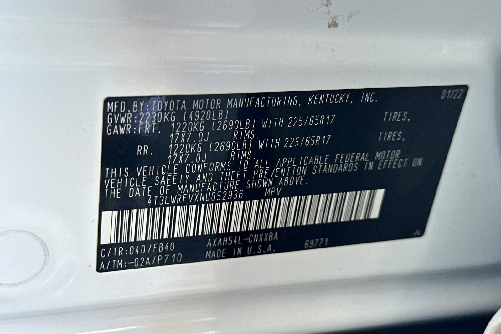 Certified 2022 Toyota RAV4 LE AWD/4WD image 35