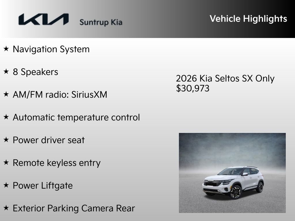 New 2026 Kia Seltos SX image 7