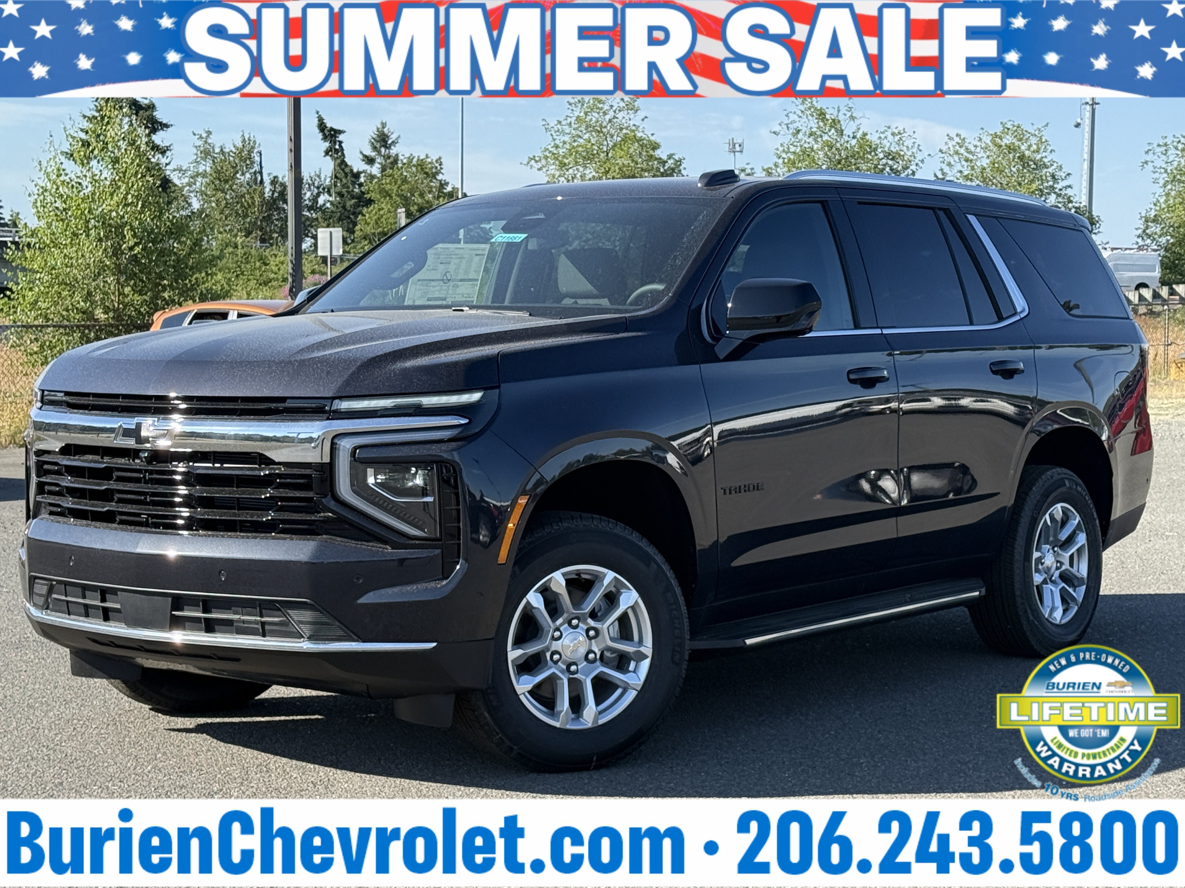 New 2026 Chevrolet Tahoe LS w/ LPO, Dark Essentials Package AWD/4WD image 1
