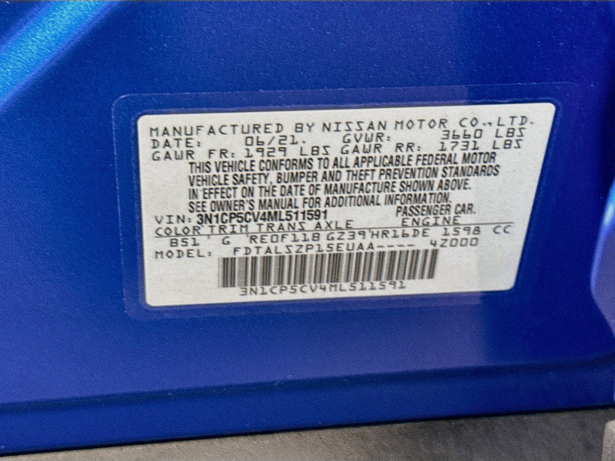 Used 2021 Nissan Kicks SV FWD image 40