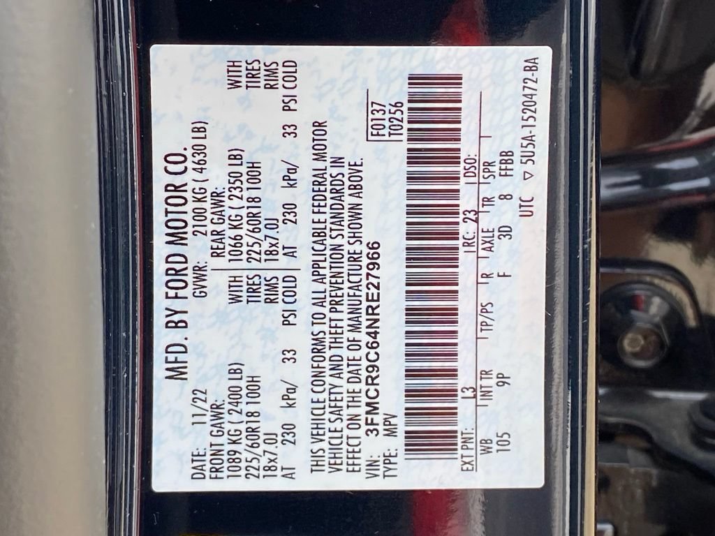 Used 2022 Ford Bronco Sport Outer Banks w/ Tech Package AWD/4WD image 33