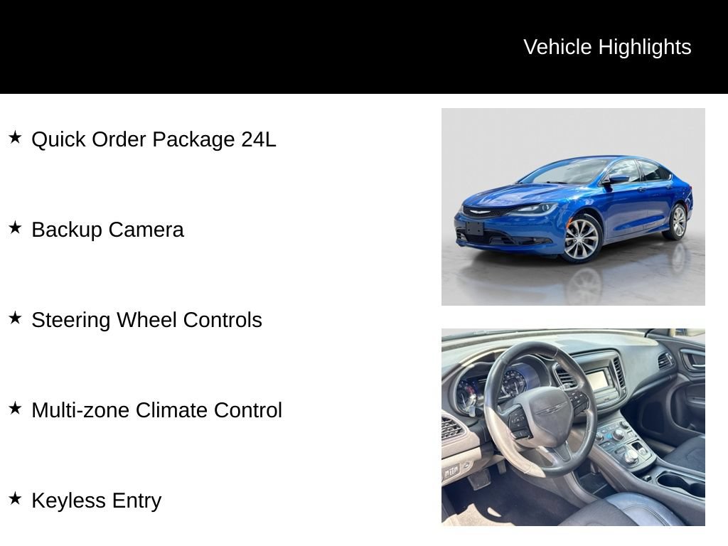 Used 2016 Chrysler 200 S FWD image 5