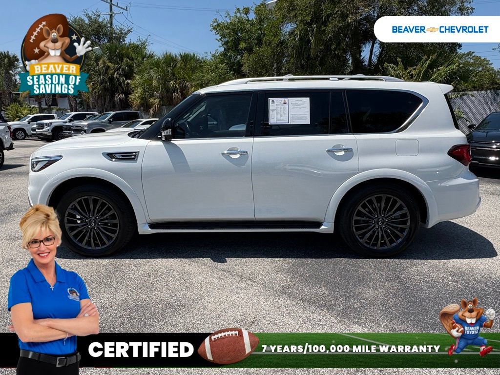 Used 2022 INFINITI QX80 Premium Select w/ Cargo Package RWD image 4