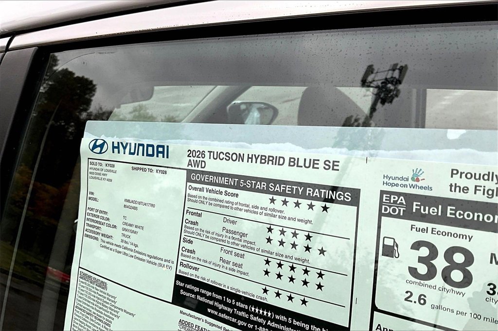 New 2026 Hyundai Tucson Blue SE image 12