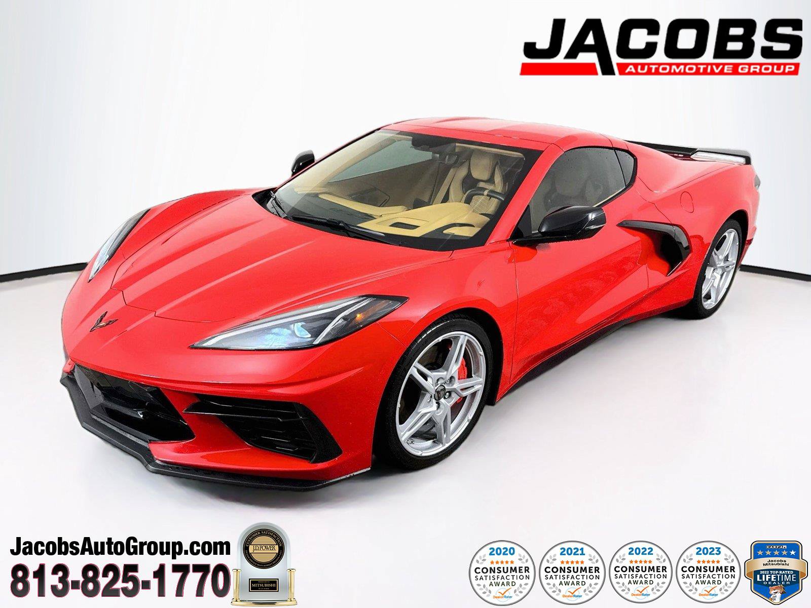 Used 2020 Chevrolet Corvette Stingray Premium Cpe w/ 3LT Preferred Equipment Group RWD image 1