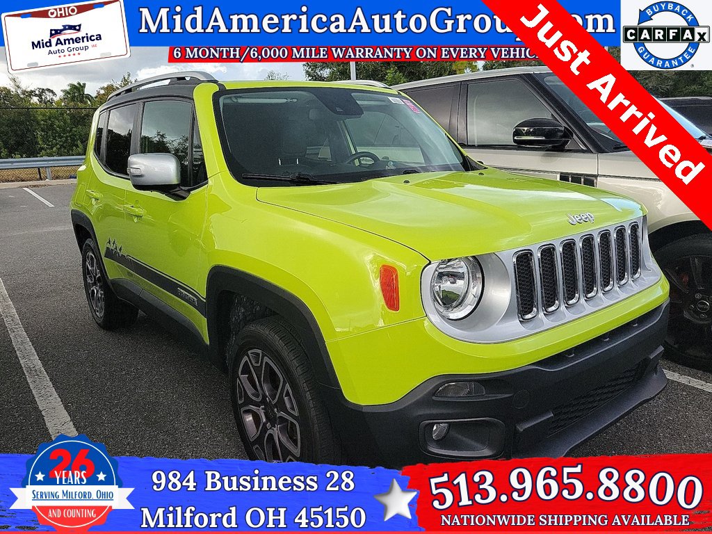 Used 2017 Jeep Renegade Limited