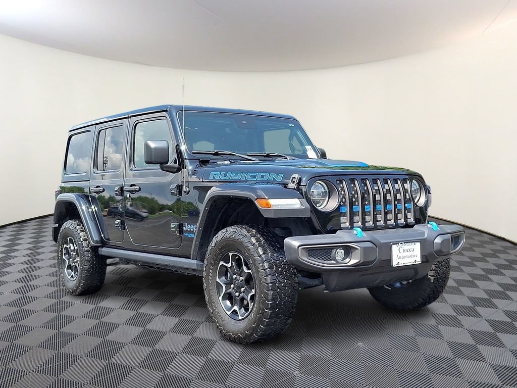 Used 2021 Jeep Wrangler Unlimited Rubicon 4xe w/ Cold Weather Group AWD/4WD image 1