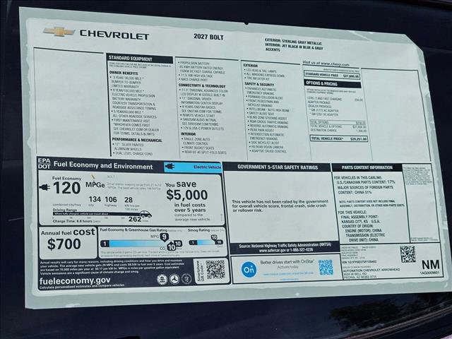 New 2027 Chevrolet Bolt LT FWD image 17