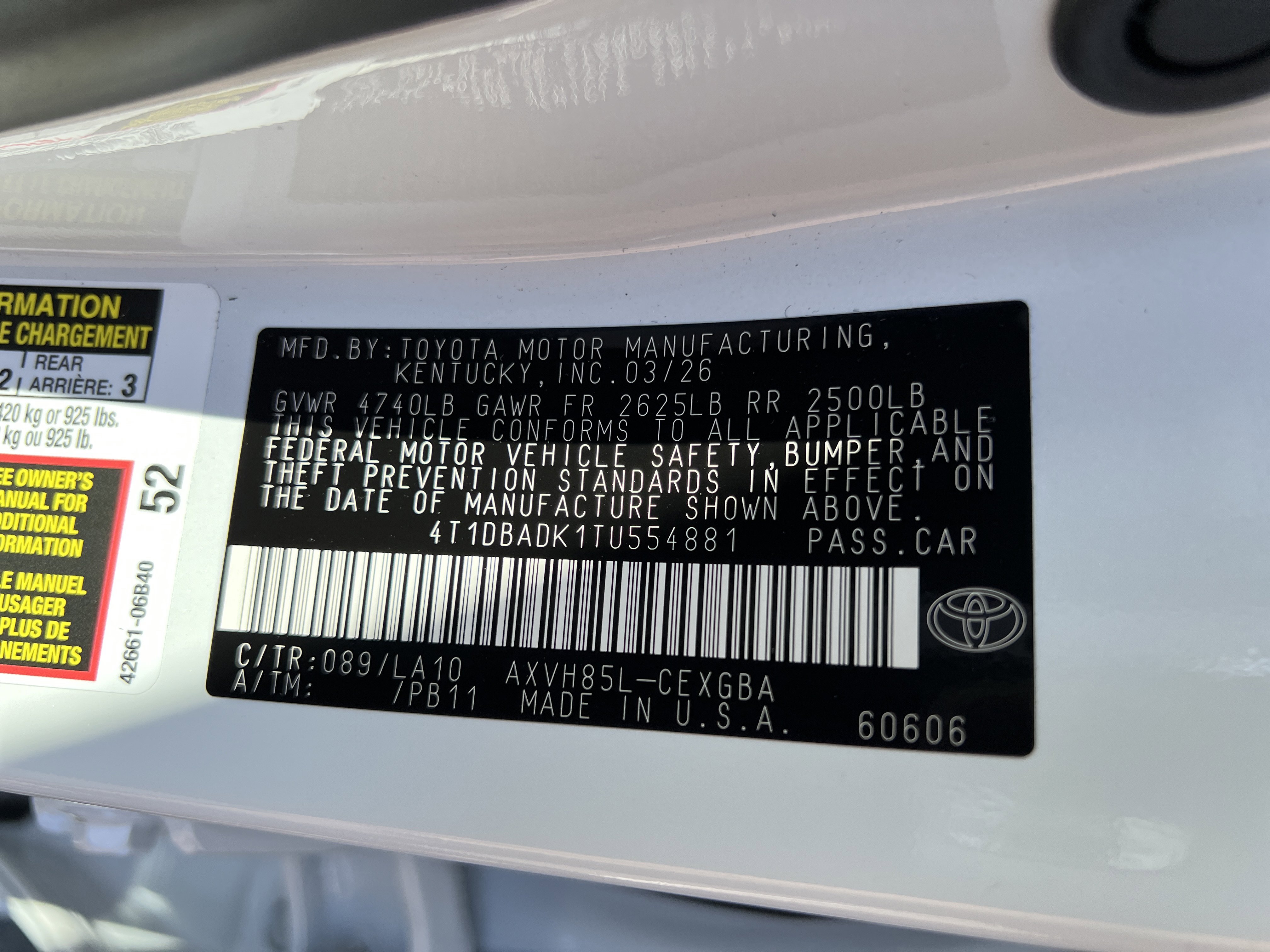 New 2026 Toyota Camry XLE w/ Premium Plus Package image 9