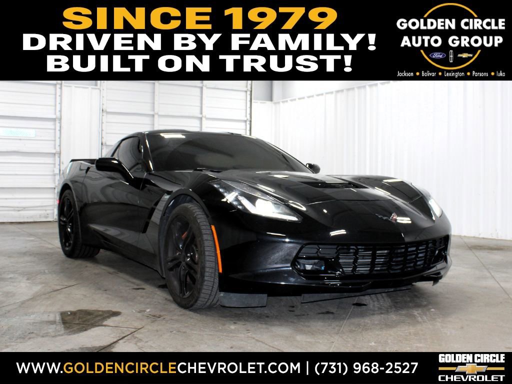 Used 2016 Chevrolet Corvette Stingray Coupe w/ Carbon Flash Badge Package RWD image 1