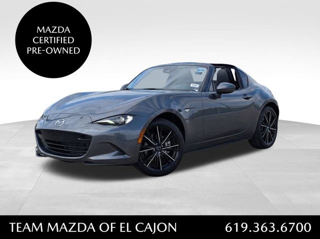 Certified 2025 MAZDA MX-5 Miata RF Grand Touring w/ Weather Package
