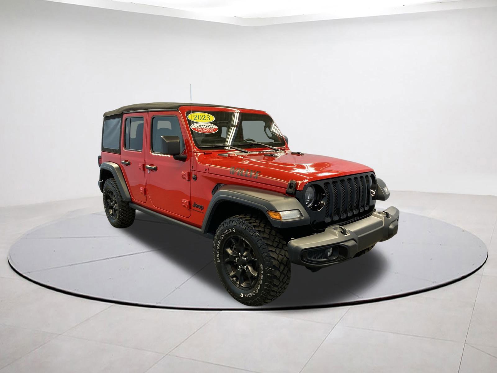 Certified 2023 Jeep Wrangler Willys AWD/4WD image 1
