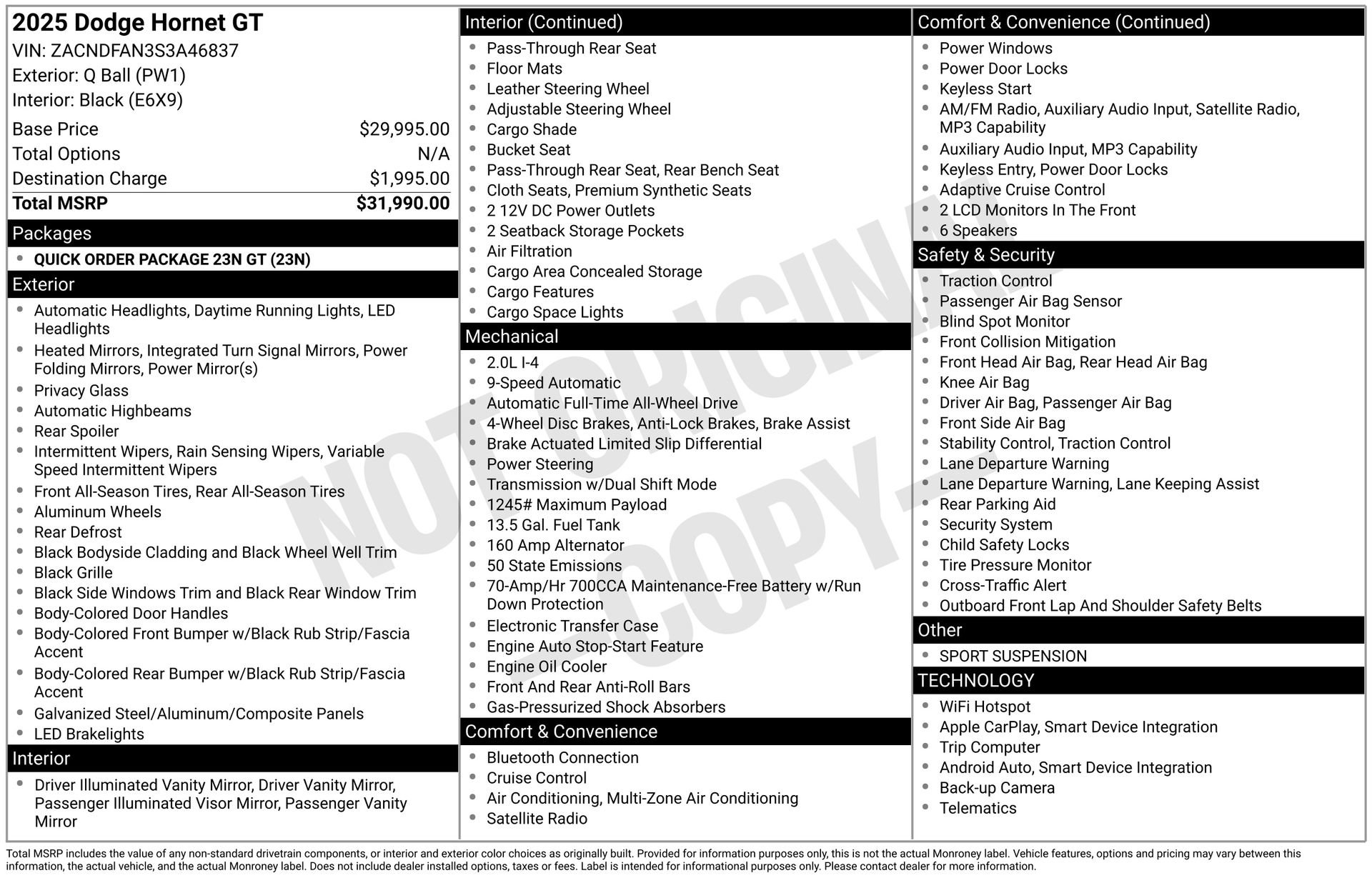 Used 2025 Dodge Hornet GT image 25