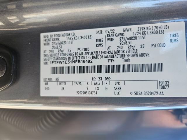 Used 2022 Ford F150 XL w/ STX Appearance Package image 53