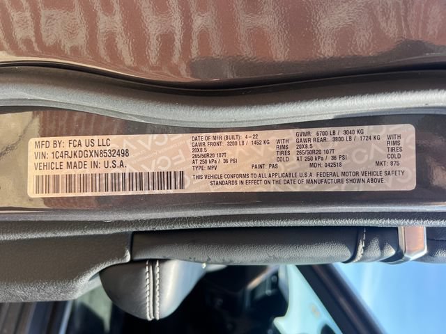 Used 2022 Jeep Grand Cherokee L Overland AWD/4WD image 33