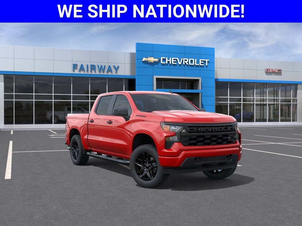 New 2026 Chevrolet Silverado 1500 Custom w/ Turbomax Blackout Package