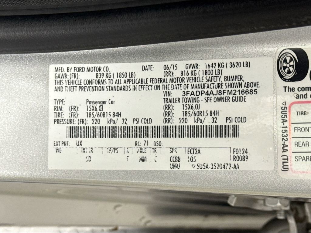 Used 2015 Ford Fiesta S image 34