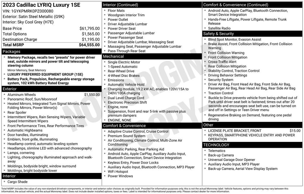 Used 2023 Cadillac Lyriq Luxury image 28