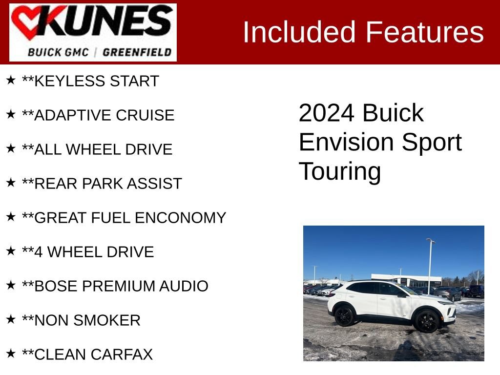 Used 2024 Buick Envision Sport Touring image 3
