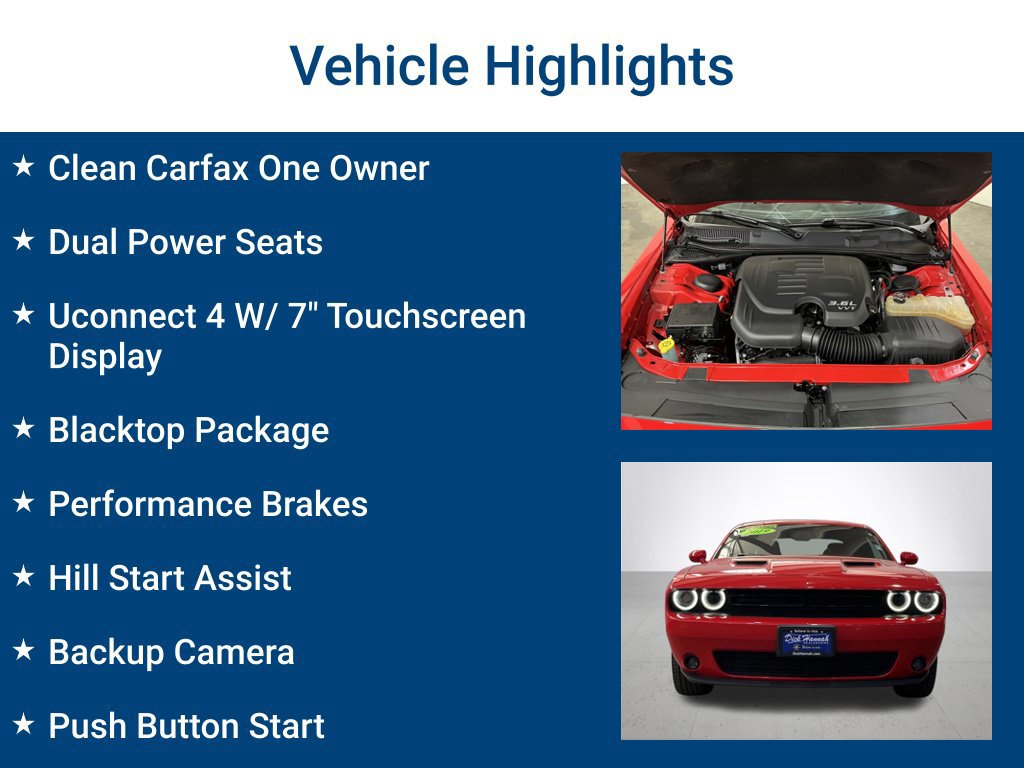 Used 2019 Dodge Challenger SXT w/ Blacktop Package AWD/4WD image 3