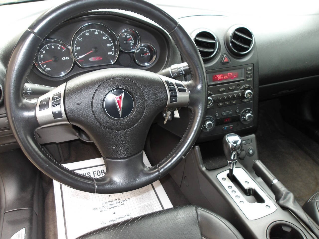Used 2009 Pontiac G6 GT w/ Sport Package 1 FWD image 12