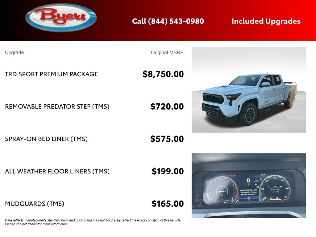 New 2026 Toyota Tacoma TRD Sport w/ TRD Sport Premium Package AWD/4WD image 5