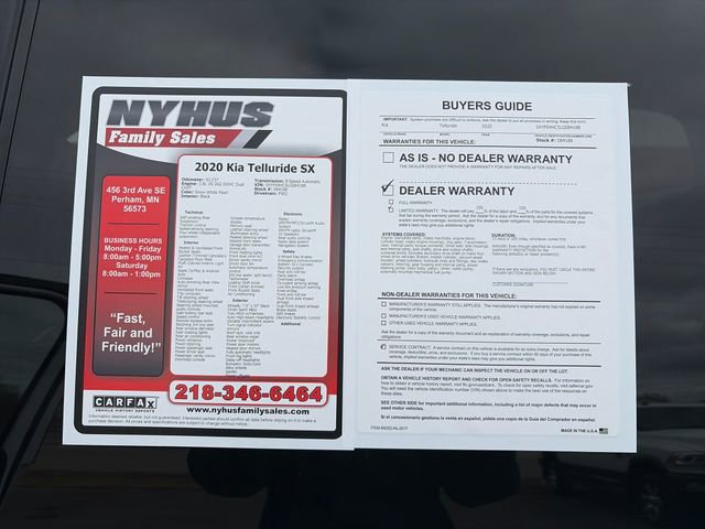 Used 2020 Kia Telluride SX w/ Towing Package image 58