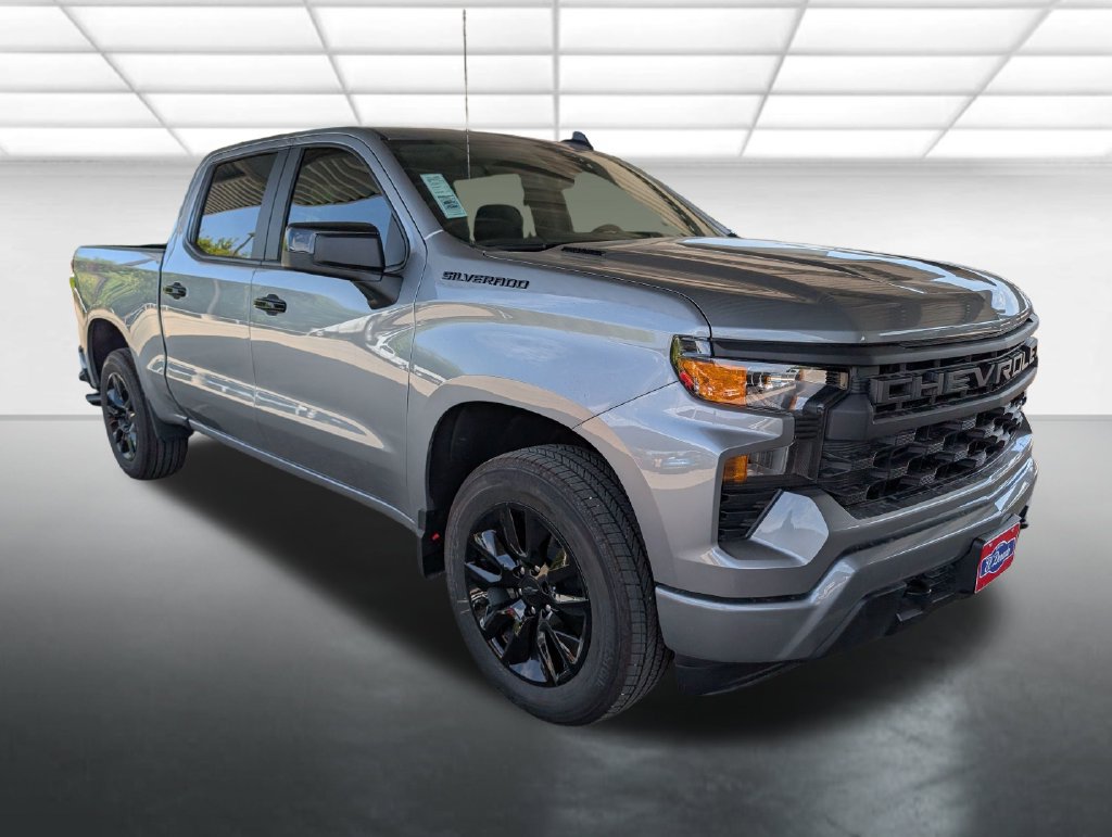 New 2026 Chevrolet Silverado 1500 Custom w/ LPO, Dark Essentials Package RWD image 1