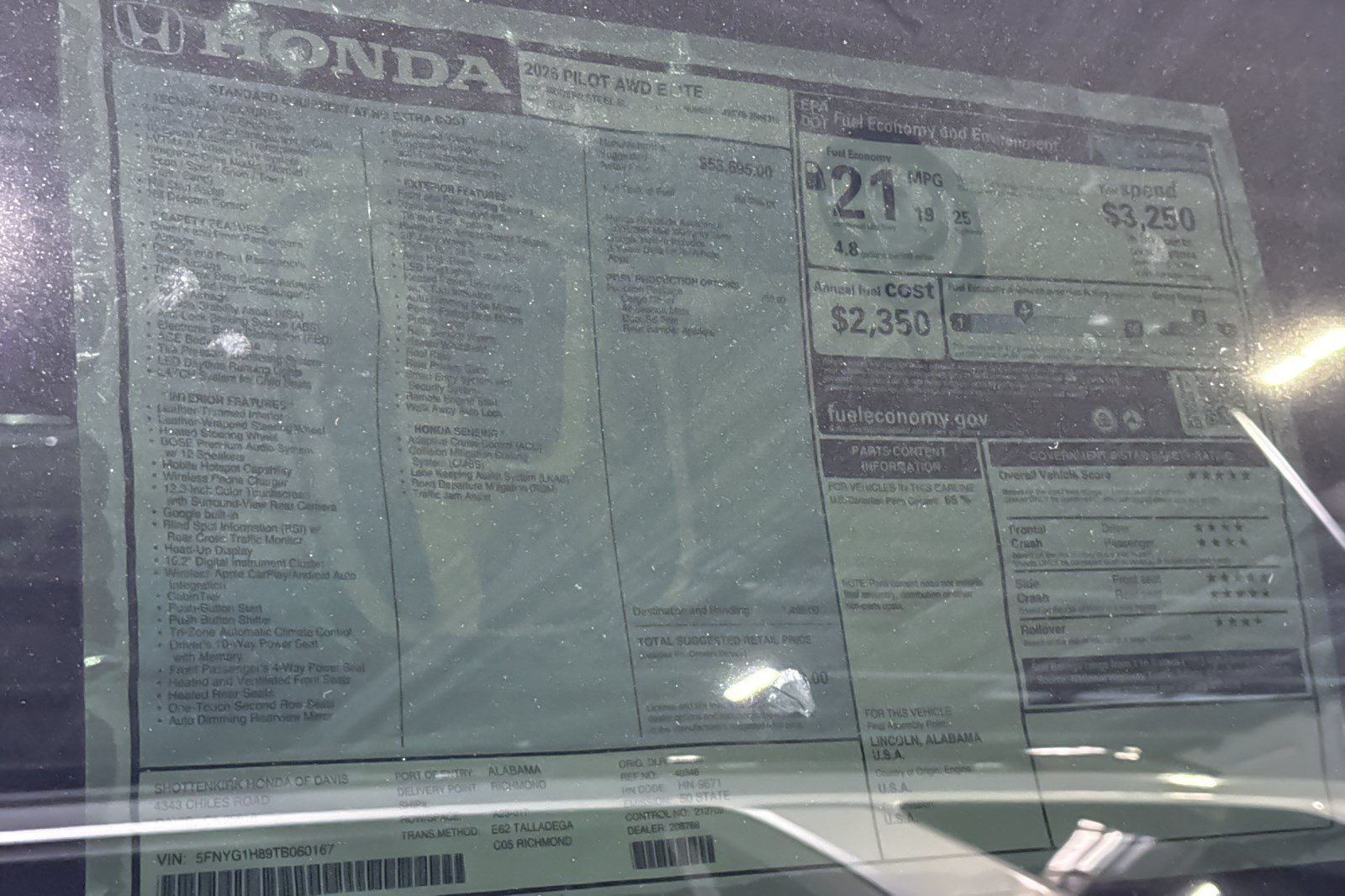 New 2026 Honda Pilot Elite image 36