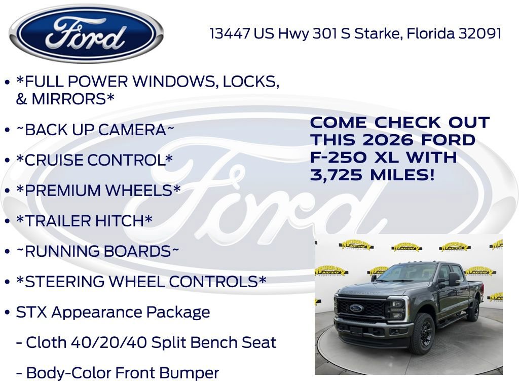 New 2026 Ford F250 XL w/ STX Appearance Package image 10