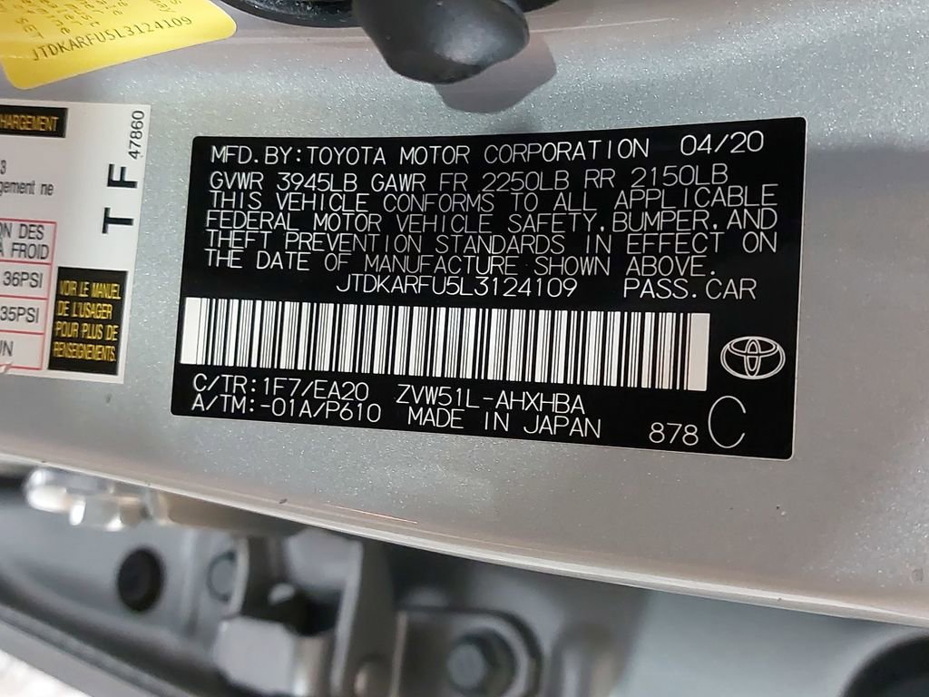 Used 2020 Toyota Prius XLE w/ Advanced Technology Package FWD image 36