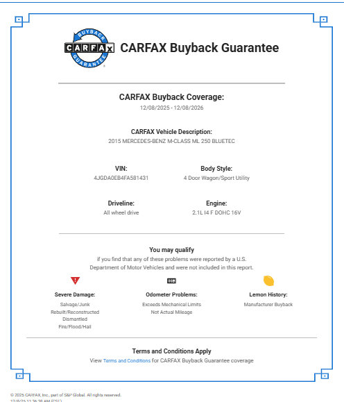 Used 2015 Mercedes-Benz ML 250 BlueTEC 4MATIC image 54