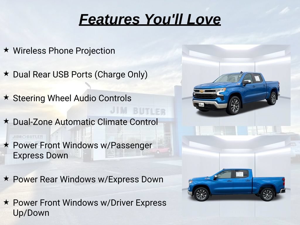 Used 2023 Chevrolet Silverado 1500 LT w/ Z71 Off-Road Package AWD/4WD image 32