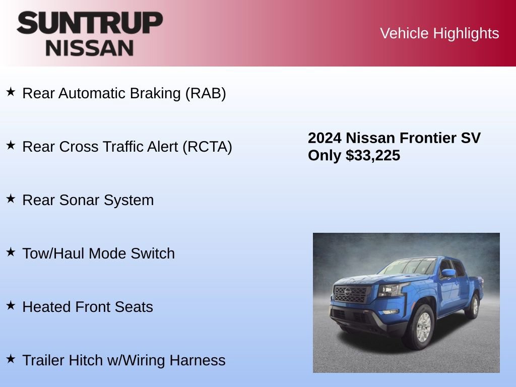 Used 2024 Nissan Frontier SV w/ SV Convenience Package image 38