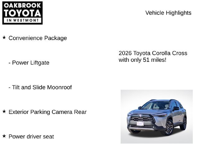 New 2026 Toyota Corolla Cross XLE w/ Convenience Package AWD/4WD image 8