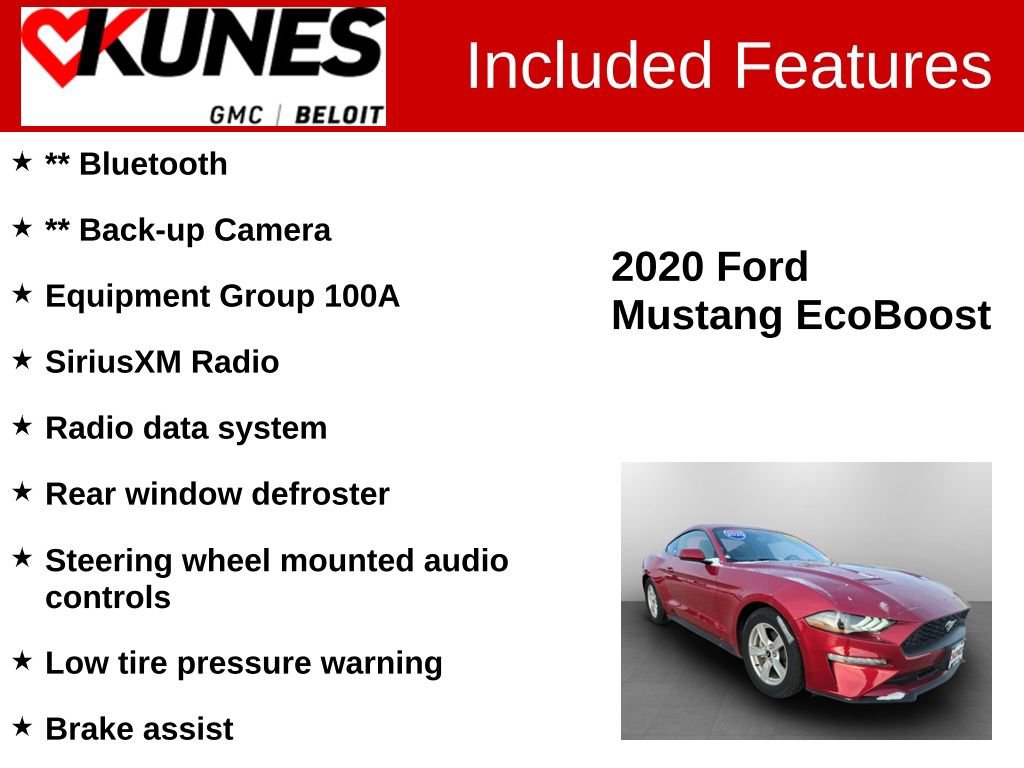 Used 2020 Ford Mustang EcoBoost image 2